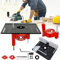 Router Lift, Frästisch für Oberfräsen mit Set 3 Frästisch Einlegeplatten Frästisch für Oberfräsen Präzise Router Lift System Router Tabelle einfügen Platte Lift Base Support Maximum Lift 47mm Schwarz