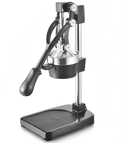 WSEKN Spremiagrumi Manuale, Spremiagrumi di Frutta Fresca, Spremiagrumi Commerciale in Acciaio Inossidabile per Pompelmi, Arance E Limoni,Nero