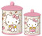 Silver Buffalo Sanrio Hello Kitty - Bote de cerámica, 14 x 14 x 20 cm