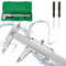 nutmanel Calibrador Vernier Caliper 150mm 6 Pie de Rey Acero Inoxidable Calibre Calibrador Vernier Precisión Herramienta de medición Micrómetro con Dos Destornilladores