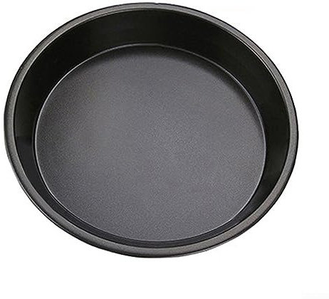 AIDNTBEO Bandeja antiadherente para horno microondas, bandeja para patatas fritas, pizza, tocino, hornear, bandeja de cocción antiadherente, sartén para microondas de 8 pulgadas