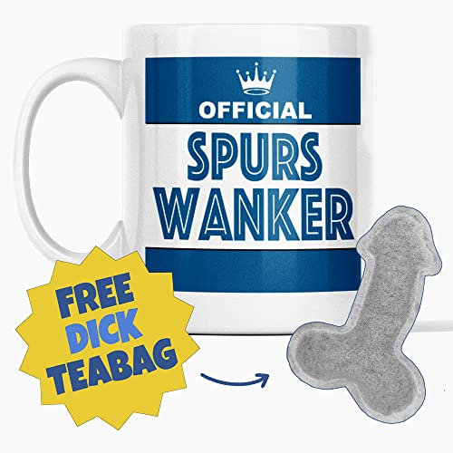 Football Rival Mug – SPURS banter Gift –Tottenham Funny Office Mug 11oz White Ceramic Coffee Cup 325ml Premier League Hotspur Secret Santa Birthday Dad Boss UncleCheeky Novelty Cup for Him or Her