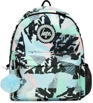 hype Unisex Kinder Holografischer Rucksack, Einheitsgröße, Mehrfarbig, Pastellfarben, abstrakt, Einheitsgröße, Klassisch
