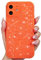Svanove für iPhone 12 Mini Hülle Magsafe Glitzer mit Kameraschutz, Dünn Bunt Silikon Handyhülle Mädchen Handy Hülle Magnetisch Induktives Laden, Bling Sterne Weich Slim Case Schutzhülle, Neon Orange