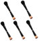 5 Pièces pinceau de maquillage pinceau blush pinceau fond de teint pinceau à fond de teint Fondation de poudre pinceau à poudre de maquillage pinceau à poudre cosmétique nylon FOMIYES