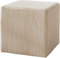DELIFE Sitzhocker Dado Cord Beige 45x45 cm