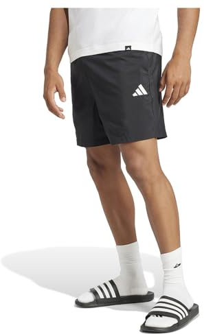 adidas Men's Essentials Small Logo Chelsea Shorts Black/White XL/S