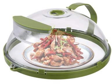 Tapa para Microondas con Ventilación de Vapor - Tazón con Tapa para Alimentos, Tapa para Microondas con Agua | Tapa mediana con ventilación, cubierta transparente para cuenco de protección con
