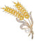 3 Pièces Broche épis de blé épingle à linge femme femmes costumes bonnet stitch Broche de style pastoral goupille femmes broches broche de tenue de soirée cuivre Golden CALLARON