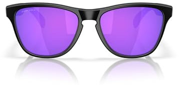 Oakley Herren Oo9508 Frogskins S Sonnenbrille, Mattschwarz/Prizm Violet, 53 mm