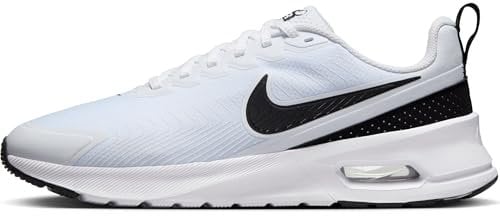 Nike Air Max Nuaxis Herren Schuh, White/Black-White, 44 EU