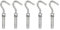 PATIKIL M8 Concrete Wall Hook, 5 Pcs 304 Stainless Steel Expansion Hook Open Cup Screw for Indoor Outdoor Ceiling Concrete Walls Masonry, Silver