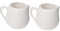 HEALEEP 2piezas Mini Jarra De Leche Cerámica Con Asa Tazas De Salsa Para Cocina Para Salsas y Leche