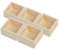 ARTIBETTER 5Er-Boxen Holzbehälter Umzugskartons pflanzen Aufbewahrungsboxen zum Basteln Holzkisten zur Aufbewahrung Geschenkboxen aus Holz unbemalte Holzkisten Kiefernholz