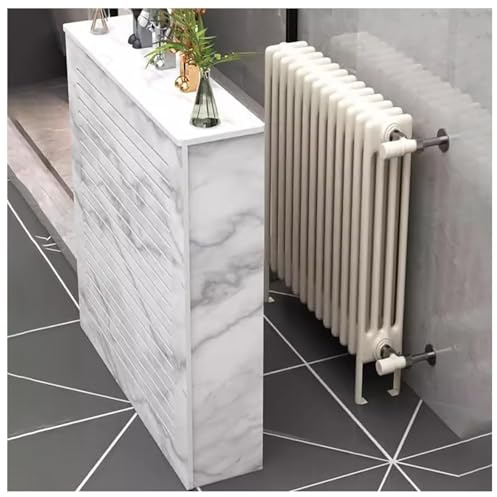 Radiator Cover with Ventilation, Stylish Storage Shelf, Fits 70-90cm Width, 70-90cm Height, 20-25cm Depth, Modern Home Decor, Heat Resistant, Space Saver