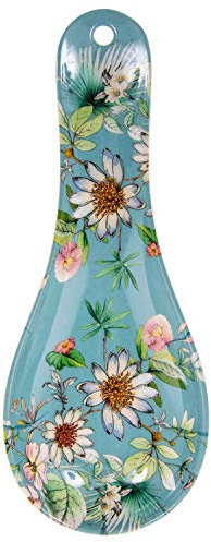 Melamine Daisy Meadow Spoon Rest Home Kitchen Utensils Tidy Holder Resting Tools