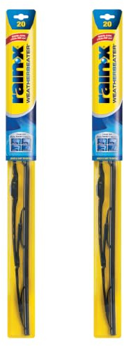 Rain-X 820150 WeatherBeater Wiper Blades, 20 Windshield Wipers (Pack of 2), Automotive Replacement Windshield Wiper Blades That Meet Or Exceed OEM Quality And Durability Standards