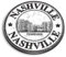 1 x Round MDF Magnet - Nashville Tennessee United States USA 4773