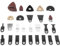 Sägeblätter Kit 100 Stk Oszillierendes Zubehör Set Multifunktionswerkzeug Zubehör Sägeblatt Oszillierendes Zubehör Set Multitool Werkzeug