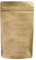 1.000 Stück Standbodenbeutel braun aus Kraftpapier mit Druckverschluss | 85 x 50 x 140 mm Inhalt: 100 ml | lebensmittelecht und aluminiumfrei | HUTNER