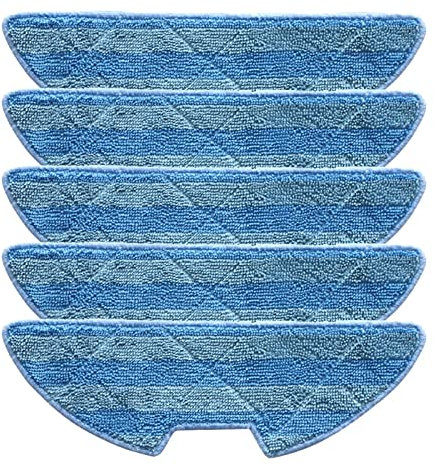 AYBAL Chiffon de vadrouille Compatible avec EZIclean One Aspirateur Robot Laveur Aqua Robot Aspirateur Microfibre Vadrouille Chiffon Remplacement (Color : 5PCS)