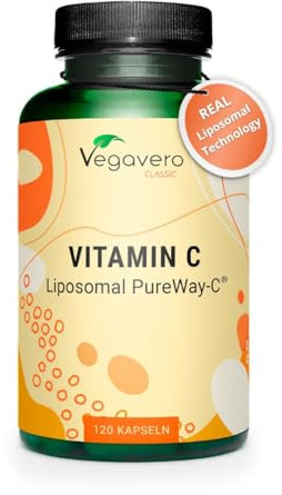 Vegavero Liposomal Vitamin C | 120 Capsules | Lab Tested, Highly Bioavailable PureWay-C® | Authentic Phospholipid Bilayer Technology | Vegan