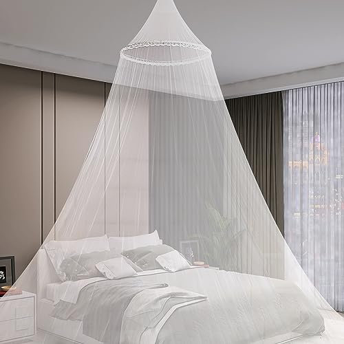 Moskitonetz Bett,Moskitonetz Bett Baldachin, Abweisendes Netz, Mückennetz Bett Baldachin HäNgendes,Moskitonetz Kinder, für Doppelbett Einzelbet Indoor Outdoor Reise Travel