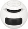 Alarm Clock Radio Speaker, Independent Multifunction Button FM Compact Portable Bluetooth Speaker Hierarchical Sound Effect for Home (Color : White)