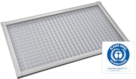 Nematek Lichtschachtabdeckung Pro - Premium Kellerschachtabdeckung in 60 x 115 cm - Lichtschachtabdeckung Aluminium - cleanes Design für sauberen Lichtschacht