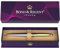 Bond & Regent Silver Chrome & 24 Karat Gold - Certified Luxury Grade Rollerball Pen | Nice Gift for Men & Women