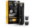 Rasoio elettrico da uomo Kibiy, con luce LED e indicatore, IPX7, impermeabile da uomo, con lama in ceramica extra anti-taglio, ricaricabile, tipo C