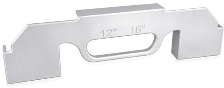 Framing Tools, 12 &16 Inch 2 in 1 Stud Layout Tool Sturdy Aluminum Framing Spacing Tool Precision Wall Stud Framing Master Jig Tool Accessories for Quick Making Framing Wall Ladders Roofs Floors