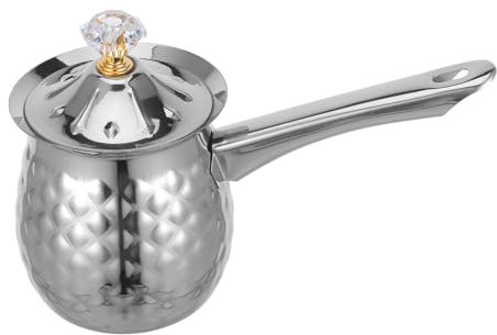 Cafetera Jarra De Jarra De Leche Espresso Calentador De Humeante Jarra De Crema Calentador Difusor Mini Botellas De Agua Jarra De Espuma Mini Estufa Metal Acero