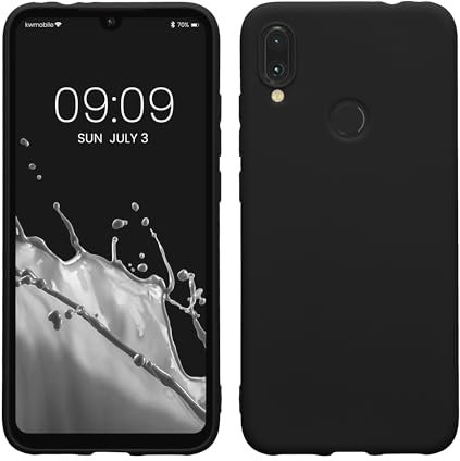 kwmobile Custodia Compatibile con Xiaomi Redmi Note 7 / Note 7 Pro Cover - Back Case per Smartphone in Silicone TPU - Protezione Gommata - nero matt