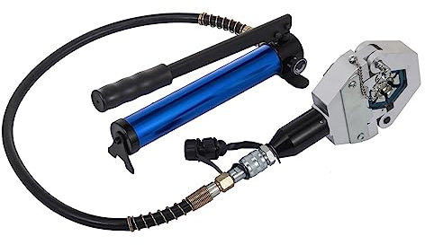 Hydraulisches Crimpwerkzeug Hydraulikschlauch-Crimper 71500 trennbar mit Aluminiumpumpe, Hand-Klimaanlagen-Reparatur-Crimpwerkzeug-Set Werkzeugsatz für elektrische Anschlusskabel