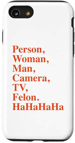 Hülle für iPhone SE (2020) / 7 / 8 Person Frau Mann Kamera TV Schwerverbrecher - Kognitiver Test
