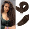 S-noilite Tape Extensions Echthaar 20pcs Extensions Echthaar Mittelbraun Tape In Extensions Echthaar Invisible Haarverlängerung Tape 55cm 50g Glatt