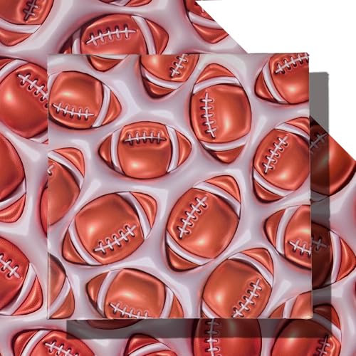 Vnaeem Fußball-Geschenkpapier – 6 Stile Sport Geschenkpapier für Urlaub Geburtstag Spielliebhaber – 50,8 x 71,1 cm pro Blatt (6 Blatt)