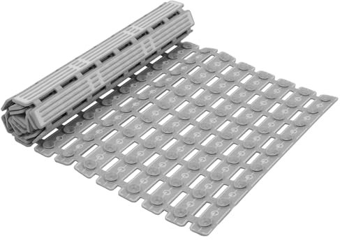 QWORK® Tapis de Baignoire Antidérapant 90x40cm - Drainage Rapide et Anti-Moisissure - Sécurité et Confort