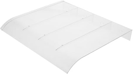 Milisten Transparente Markise regenabweiser Außenmarkisen für Türen ehrfürchtig Kellerfenster gut abgedeckt Terrassenbeschattung Dach Regen Abdeckung Balkonüberdachung Terrassenmarkise STK