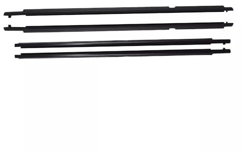 JHYOZMD Style de Voiture Ceinture de Balayage extérieure pour Garniture de fenêtre, 4 pièces, pour Toyota Highlander 2008 – 2010 Pièces