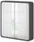 Vicco Badezimmerspiegelschrank Arla, Badezimmerspiegel, Anthrazit, 60 x 60 cm