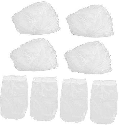 BESPORTBLE 30pièces Sacs Filtrants Élastiques pour Épuisette Surface Piscine Filets Réutilisables pour Algues Et Impuretés Poche Filtrante pour Nettoyage Bassin