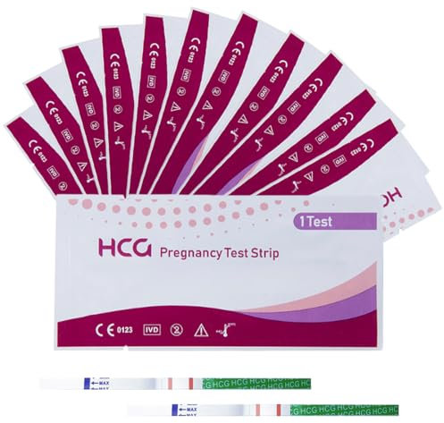 HQRKOTM 20 Stück Schwangerschaftstest frühtest, Früh Schwangerschaftstest, schnelle Erkennung, HCG-Test, genaue und zuverlässige Ergebnisse