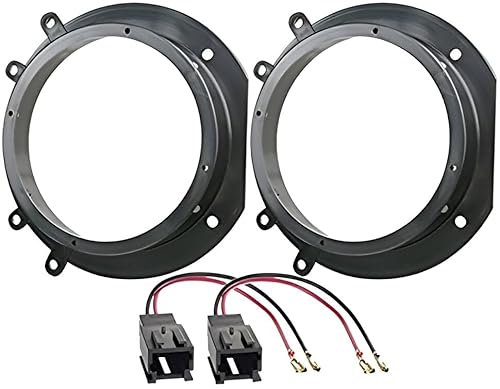 Kit Adaptateurs Enceintes 6,5″ (165mm) - Anneaux Entretoises + Câblage Plug-&-Play pour Citroën Jumpy (2007-2016), Fiat Scudo (2007-2016), Peugeot Expert (2007-2016), Toyota ProAce (2013-2016)