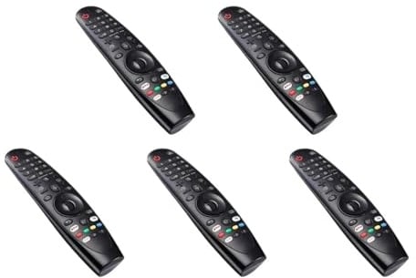 ATOMUSERLY 1/2/3/4/5/6PCS AKB75855501 MR20GA Telecomando a infrarossi SENZA funzione di puntatore vocale Comandante for Smart TV 2017-2020 UHD NanoCell 4K 8K(5PCS)