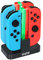 KINGTOP Switch Ladestation 4 in 1 Ladegerät Nintendo Switch Controller Joy-Con Lade Dock mit LED-Anzeige
