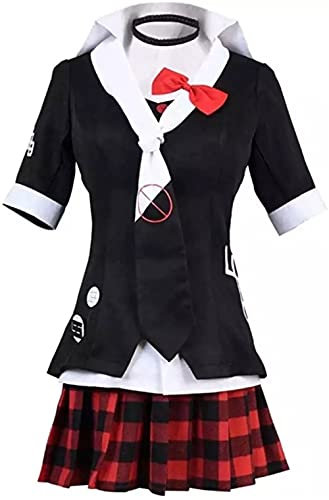 Double Villages Anime Junko Enoshima Cosplay Kostüm Polyester Uniform Kostüm Anzug (XL)