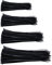 GTIWUNG 400 Pcs Fascette Stringicavo, Fascette per Cablaggio Nero, Heavy Duty Zip Tie, Nylon Plastica di Alta Qualità Cavo Fascette, Fascette Fermacavo Autobloccanti in 4 specifiche(80/120/150/200mm）