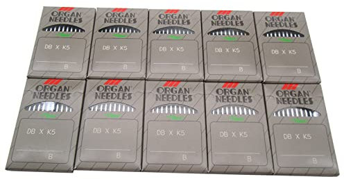 Organ nadeln -100 Organ DBXK5 Kugelschreibernadeln Kompatibel mit Tajima Barudan SWF Industriestickmaschinen (Größe 75/11)